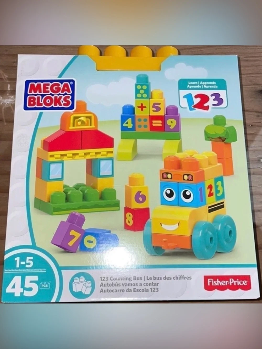 Mega Bloks Building Basics 123 Counting Bus